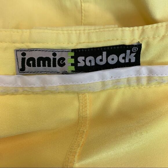 Jamie Sadock yellow golf skirt skort Sz 6/8 - Picture 6 of 12